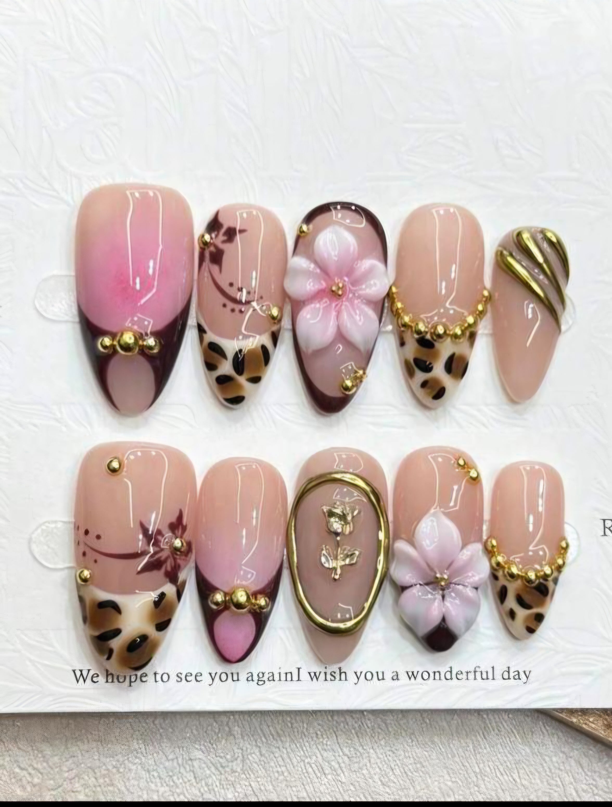 Leopard Rose Gold